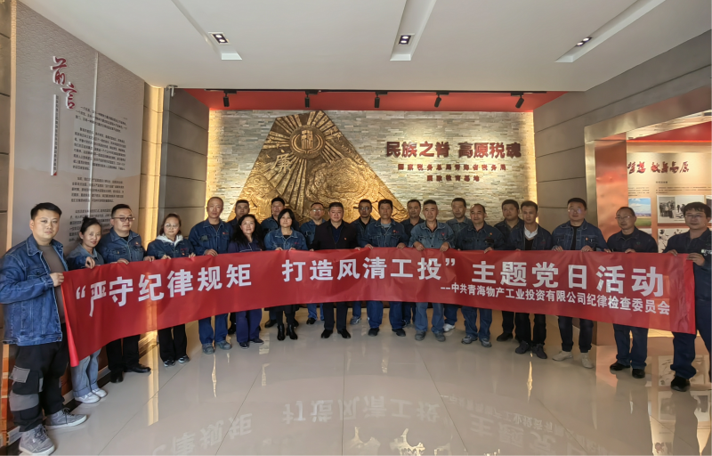 中共青海物產(chǎn)工業(yè)投資有限公司紀(jì)律檢查委員會(huì) 開展&ldquo;嚴(yán)守紀(jì)律規(guī)矩  打造風(fēng)清工投&rdquo;主題黨日活動(dòng)