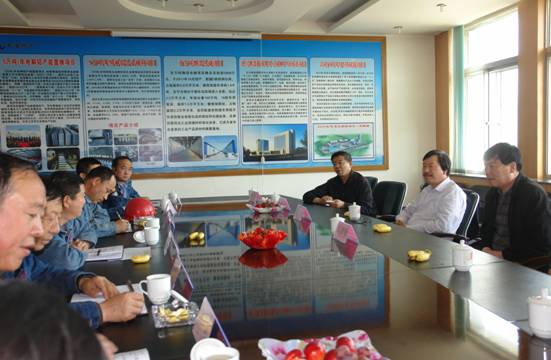 劉崇珩、馮志洪蒞臨青海物產(chǎn)北川工業(yè)物流園參觀